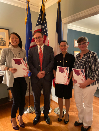 French Citizenship Ceremony at the French Residence - France in the  Southeast region